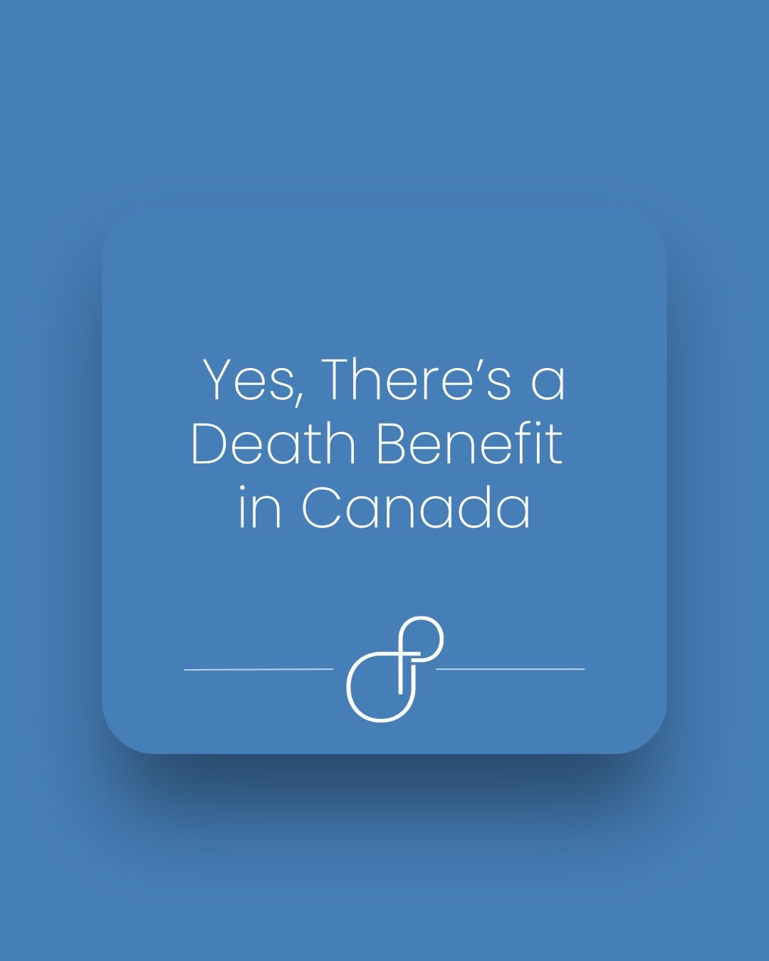 CPP death benefit