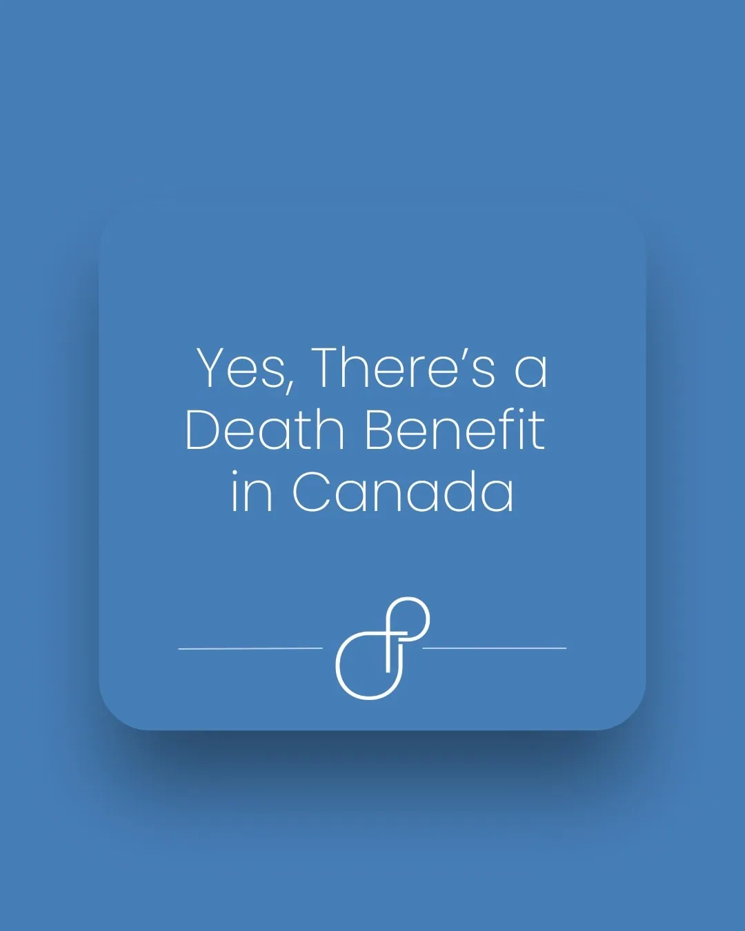 CPP death benefit